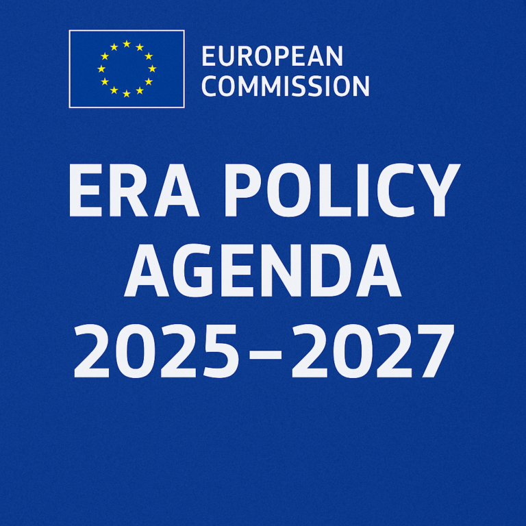 European Commission Adopts ERA Policy Agenda 2025–2027: A Renewed ...